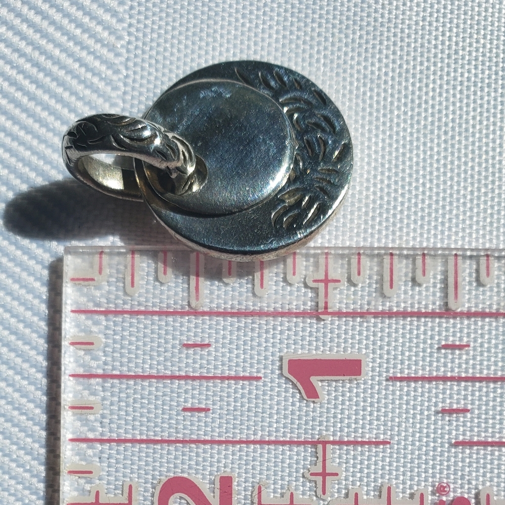 Silpada Double Disk Pendant - image 5